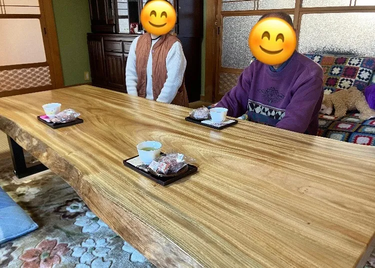 東海村O様 楠一枚板座卓テーブル